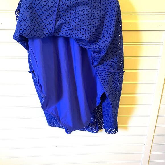 NWT Swim Solutions Tummy Control Bust Support Twist Front Crochet Swimdress - Picture 8 of 15